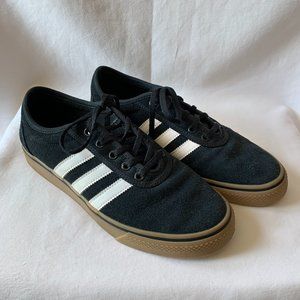 Adidas Black Suede Skate Shoes Men Size 8.5